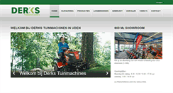 Desktop Screenshot of derkstuinmachines.nl
